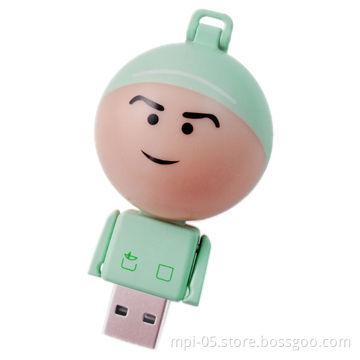 High R/W speed PVC baby shape gift USB flash drive